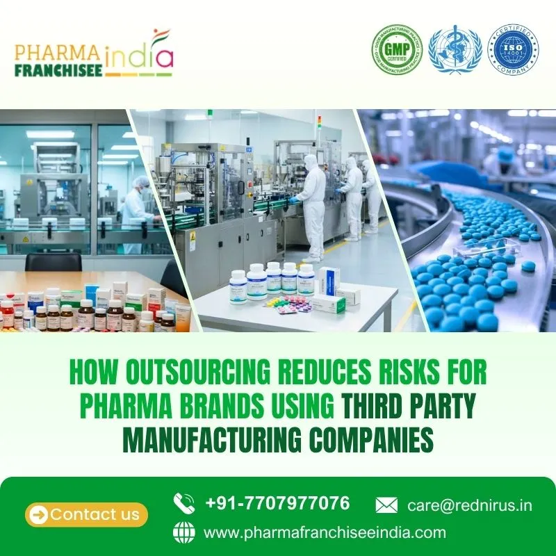 How Outsourcing Reduces Risks for Pharma Brands Using Third Party Manufacturing Companies