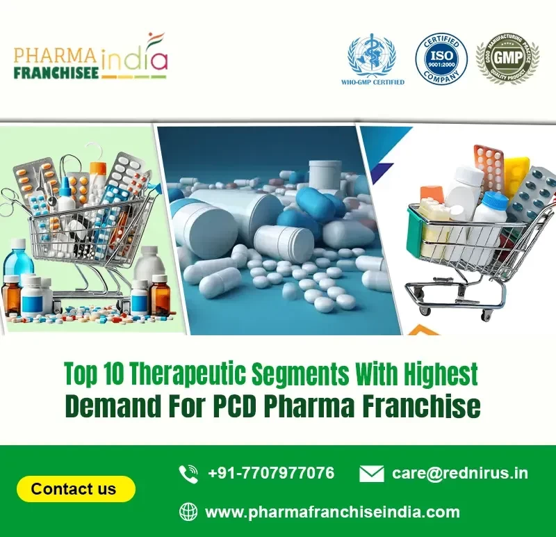Top 10 Therapeutic Segments with Highest Demand for PCD Pharma Franchise